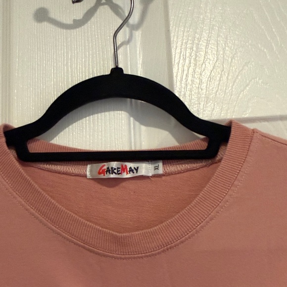 Blush Pink Cotton Lounge Set - Top & Shorts with Pockets - Picture 6 of 11